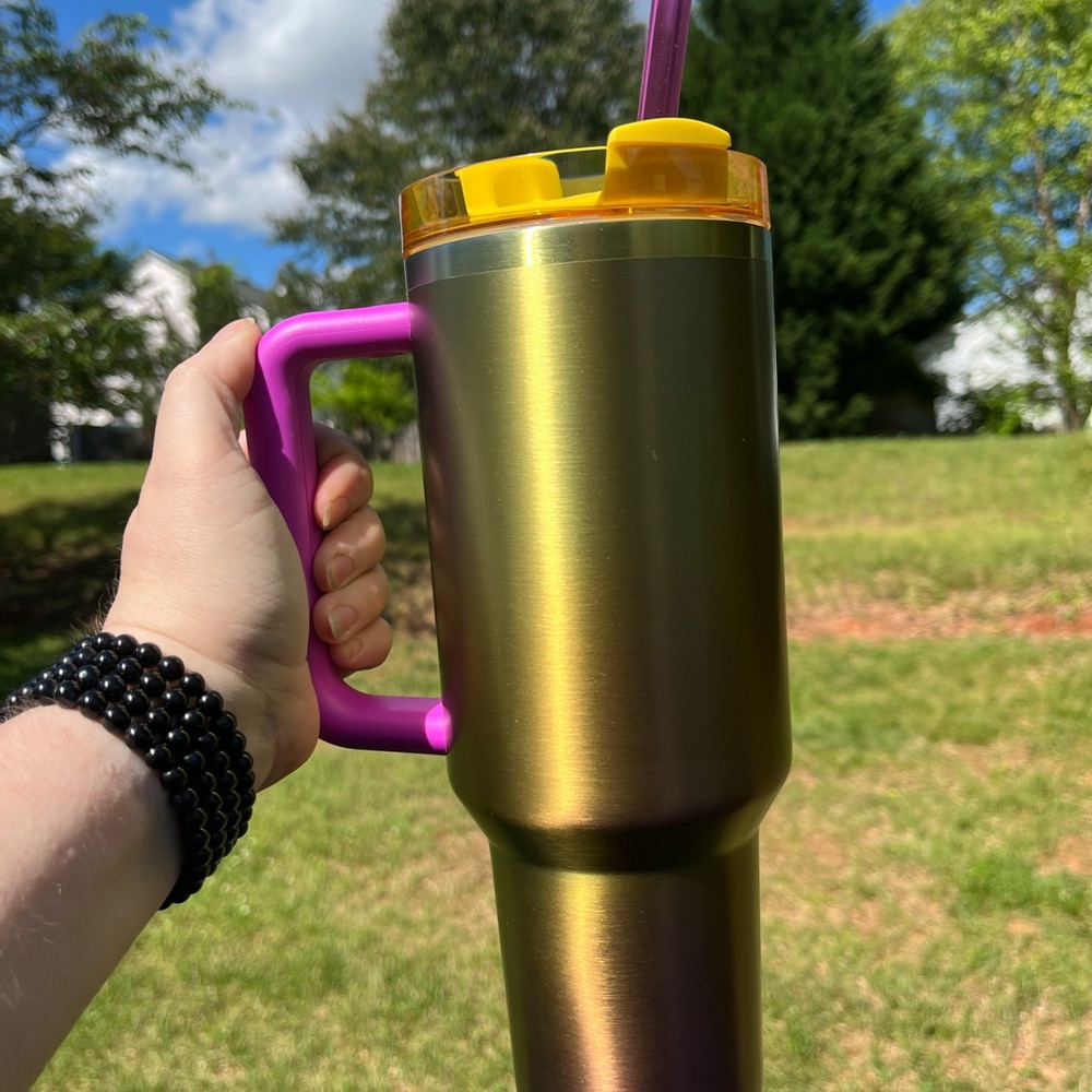 Starbucks × Stanley Summer 2024 Collab 40 oz Tumbler NEW (In Hand) Sunset Color
